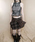 Heart Peplum Top & Collar